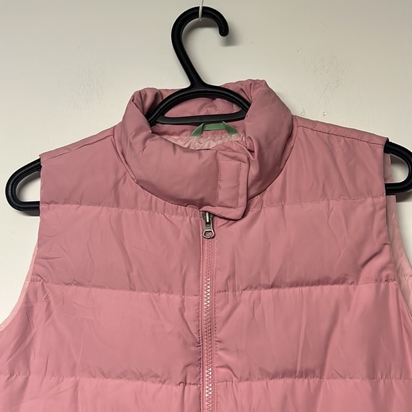 American Eagle Outfitters Pink Puffer Down Vest - Picture 3 of 10